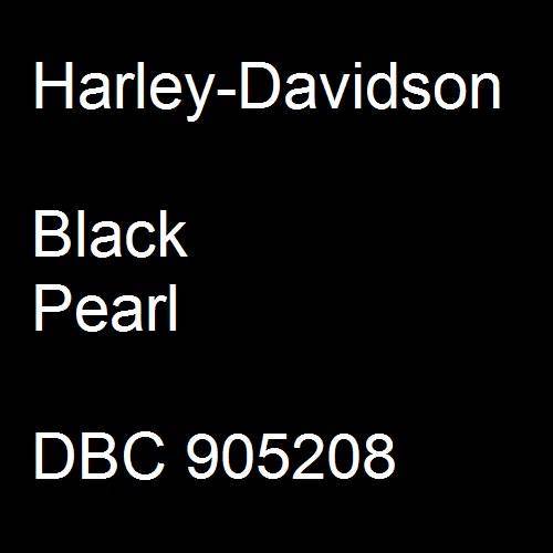 Harley-Davidson, Black Pearl, DBC 905208.